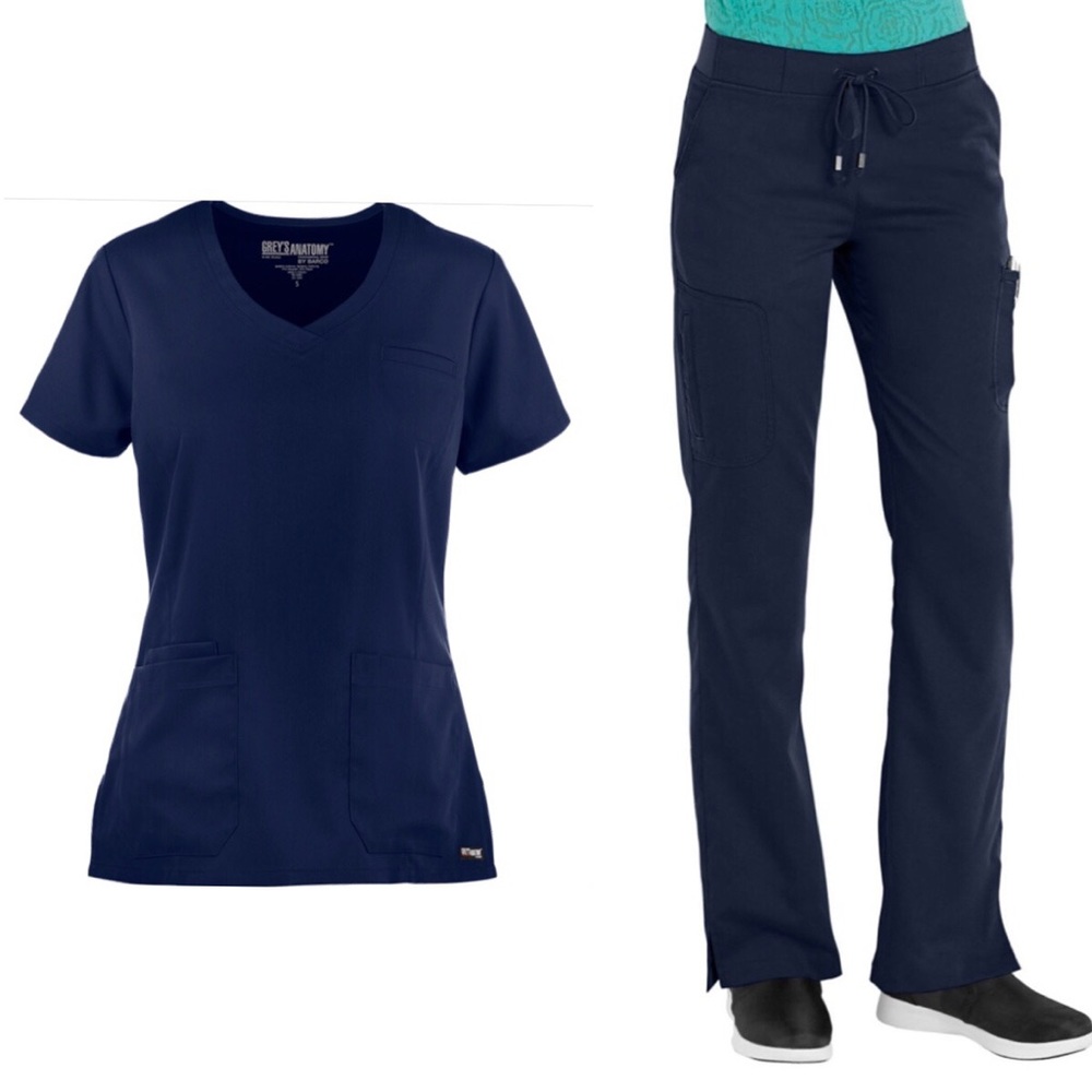 Grey’s Anatomy Indigo (Navy) Scrub Outfit